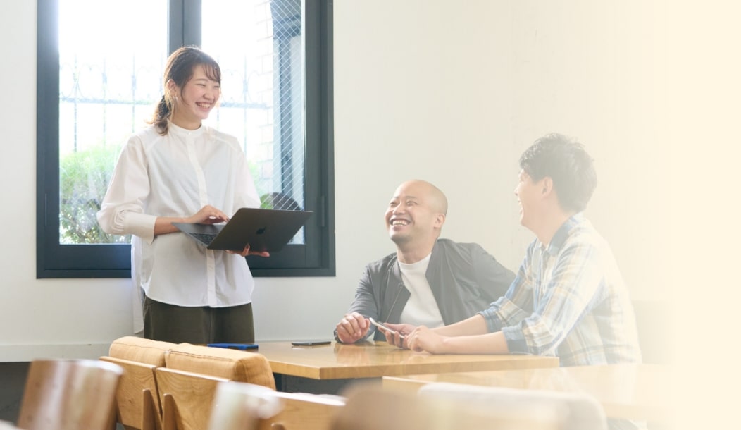 真摯にヒアリングしている写真